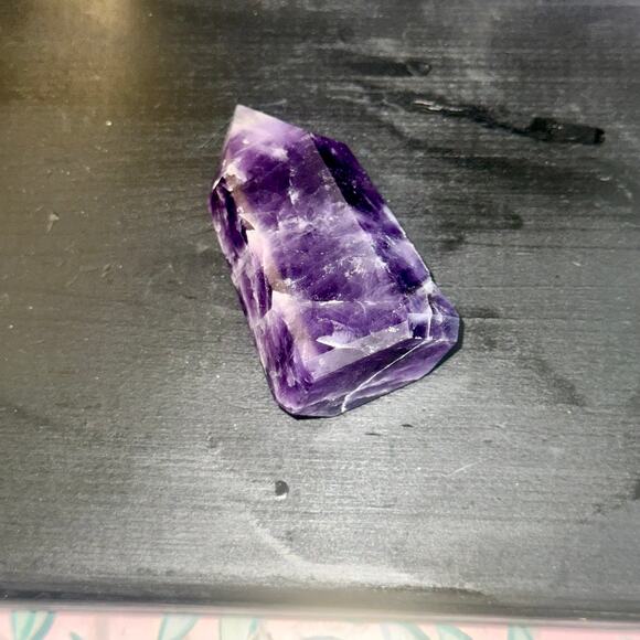 Premier Brazilian Amethyst Tower • 104 g • 2.5″ Tall • Healing Crystal Point - Picture 7 of 7